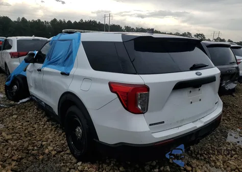 2021 Ford Explorer Police Interceptor from USA, damaged, VIN 1FM5K8AB4MGA07654